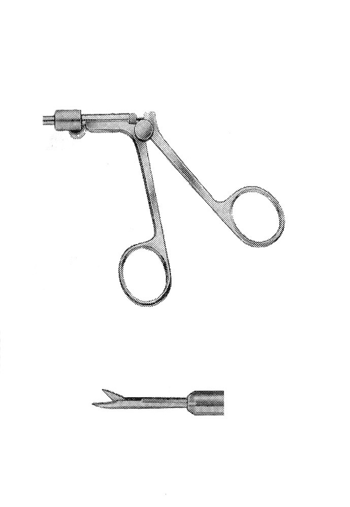 İZOLESİZ MAKAS P MODEL SAPLI  ÇAP : 5MM L:43CM